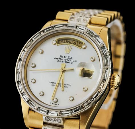 rolex 18kt yellow gold